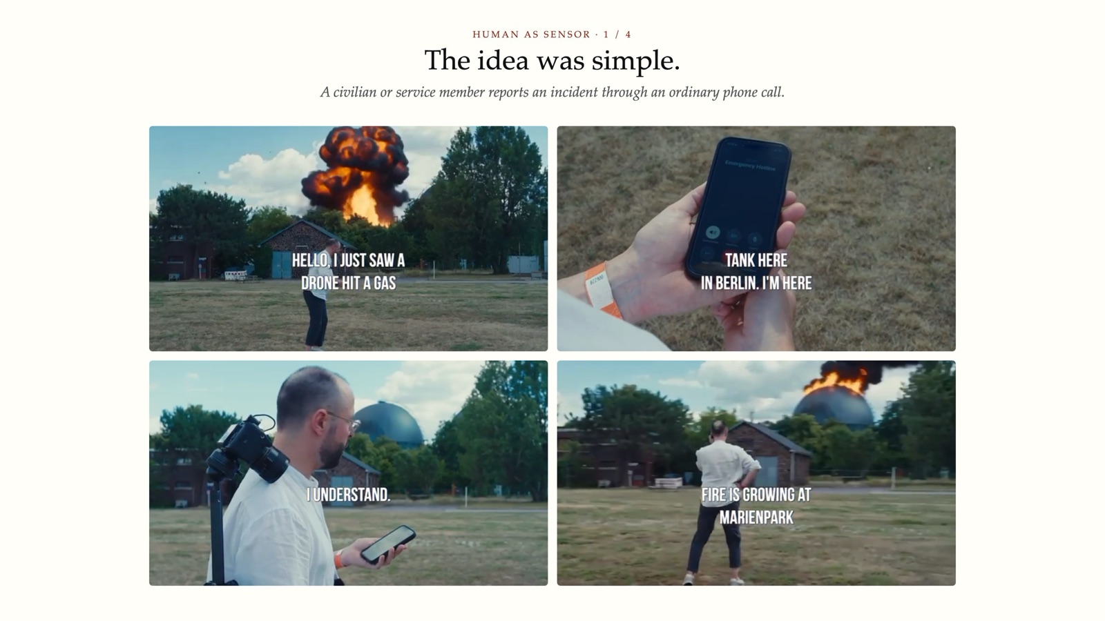 The idea was simple.