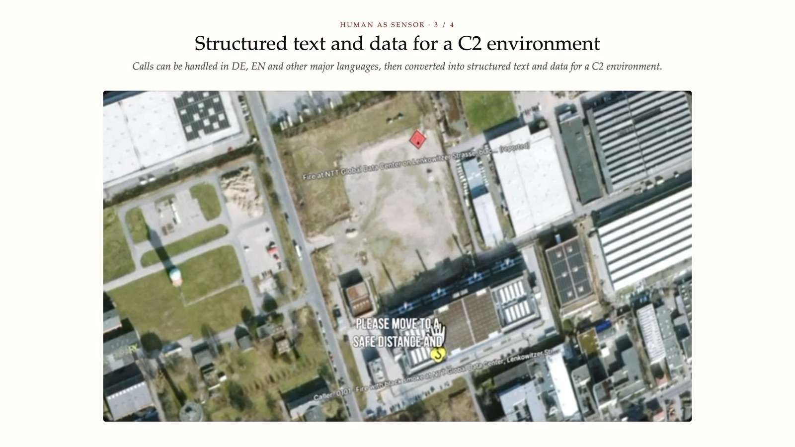 Structured text and data for a C2 environment